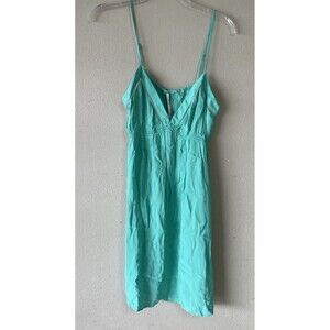Large mint green sundress spaghetti strap 12th St. by Cynthia Vincent